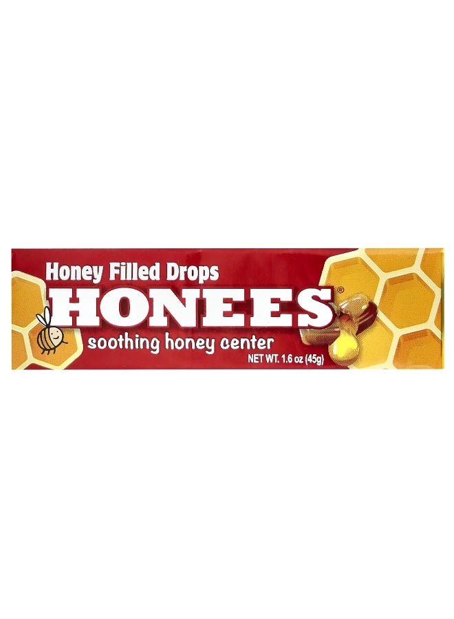 Honees, Honey Filled Drops, 1.6 oz (45 g)
